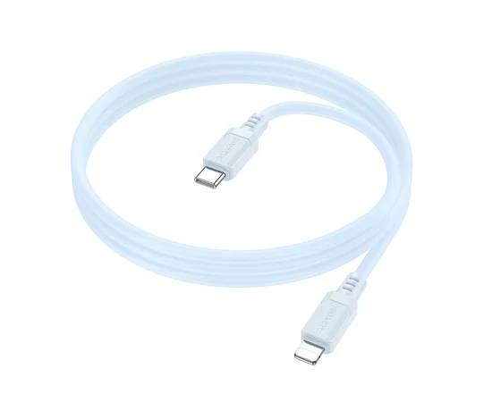 Дата кабель Borofone BX115 Lotto Type-C to Lightning 27W (1m) Blue