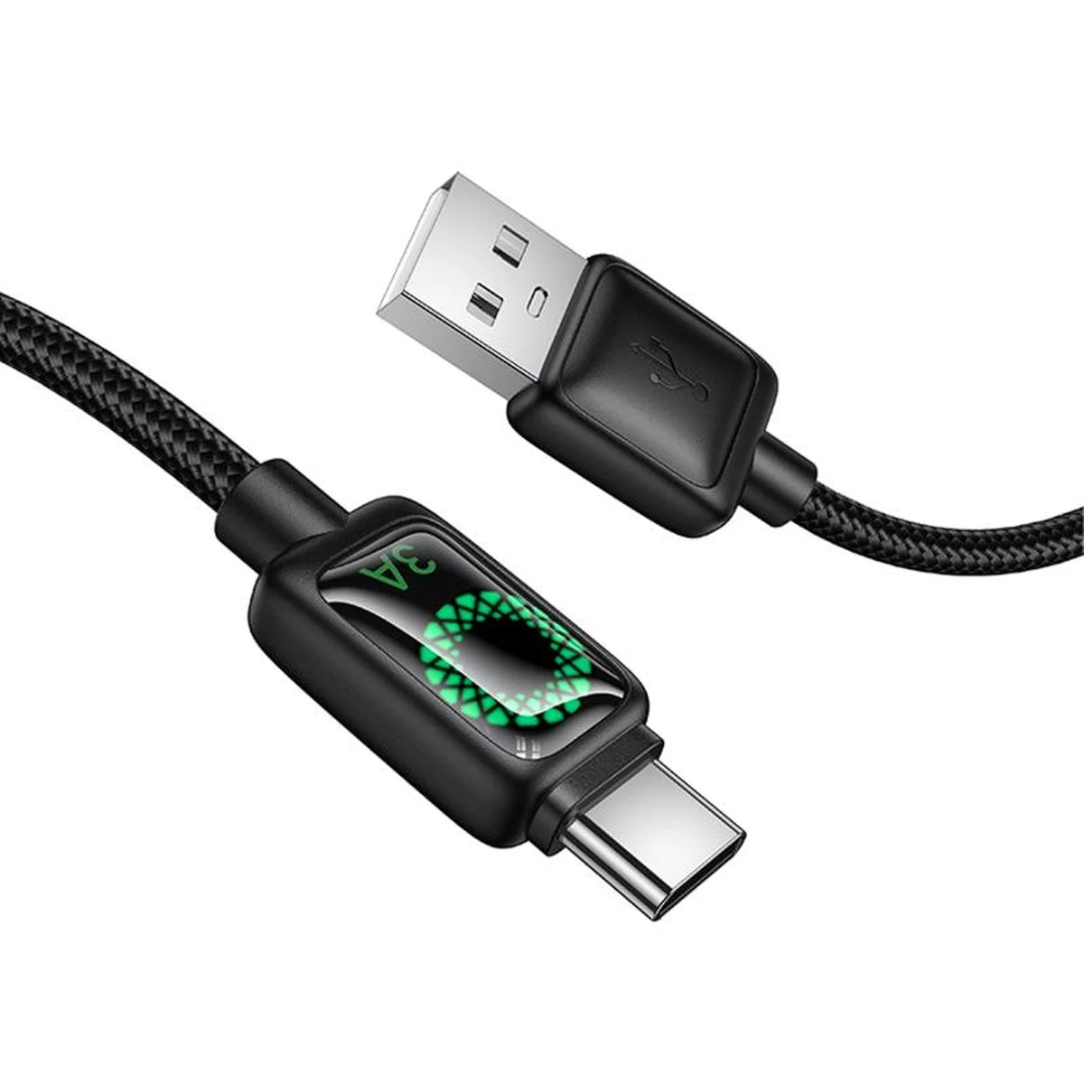 Дата кабель Hoco U146 Mundo USB to Type-C 36W (1.2m) Black