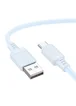 Дата кабель Borofone BX115 Lotto USB to Type-C 3A (1m) Blue