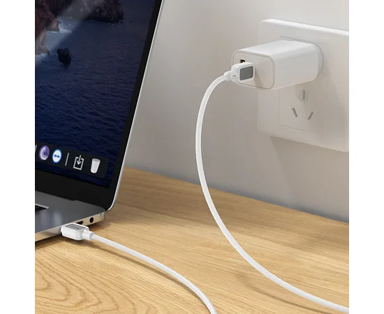 Дата кабель Hoco X108 Benefit 60W Type-C to Type-C (1m) White