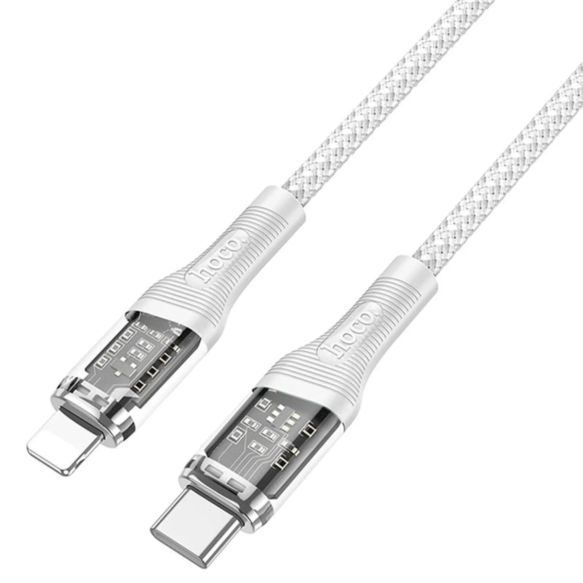 Дата кабель Hoco U111 Discovery Edition Type-C to Lightning 27W (1.2m) Grey