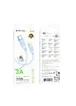 Дата кабель Borofone BX115 Lotto USB to Type-C 3A (1m) Blue