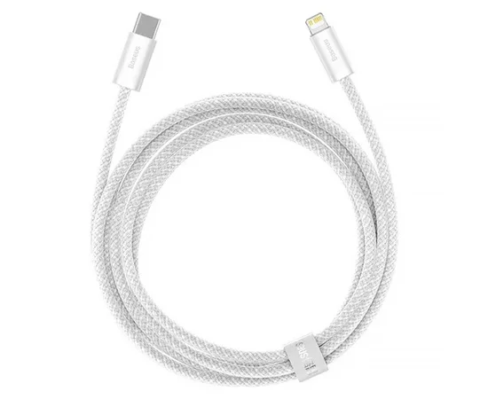 Дата кабель Baseus Dynamic Series Type-C to Lightning 20W (2m) (CALD0001) White