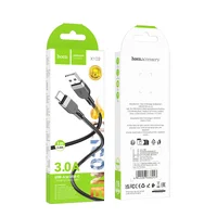 Дата кабель Hoco X109 Energy silicone USB to Type-C (1m) Black