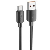 Дата кабель Hoco X96 Hyper USB для Type-C 100W (0.25m) Black