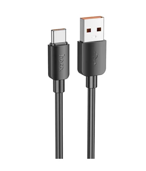 Дата кабель Hoco X96 Hyper USB to Type-C 100W (0.25m) Black