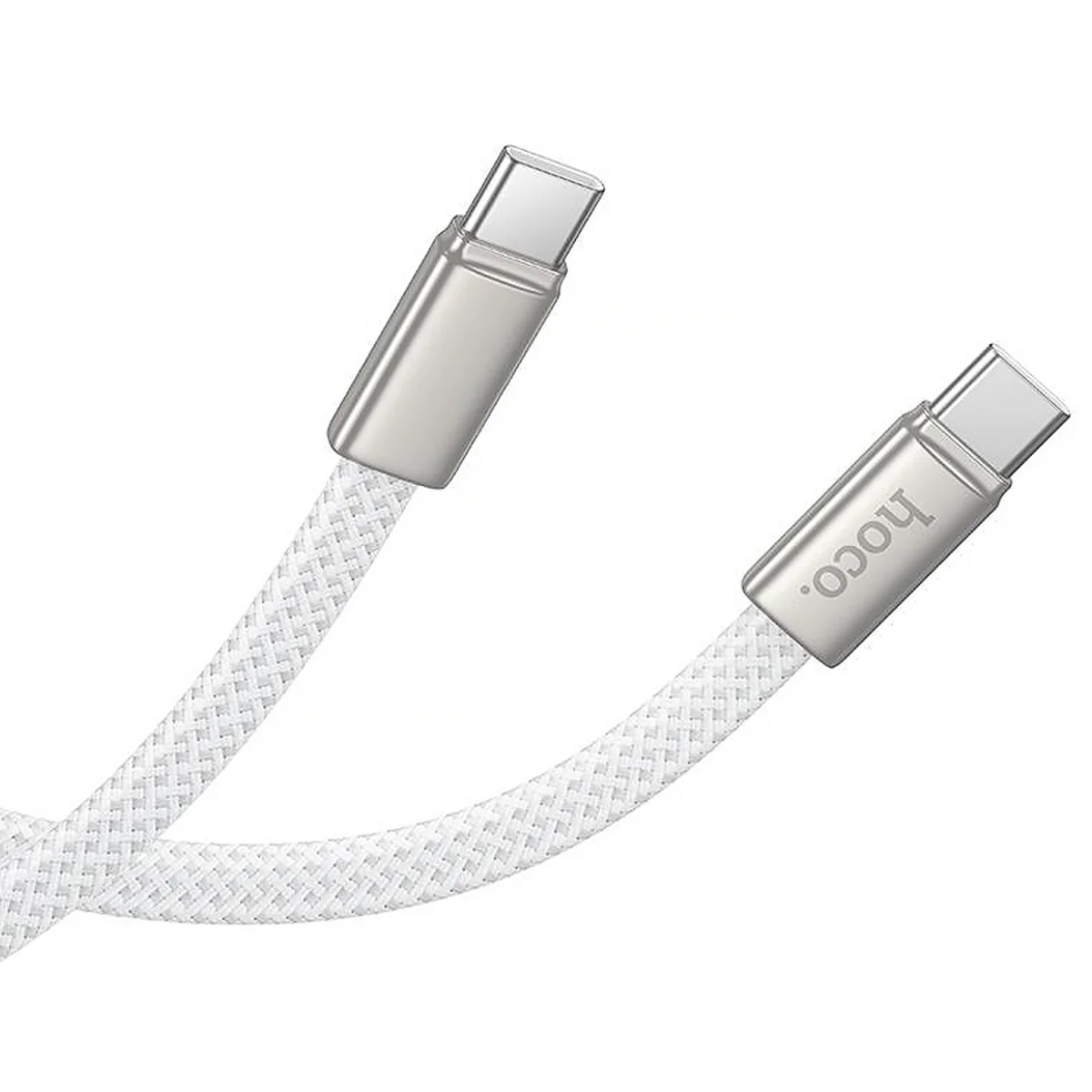 Дата кабель Hoco X125 Exceso Type-C to Type-C 60W (1m) White