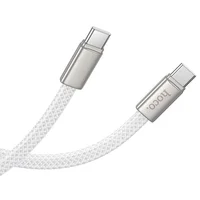Дата кабель Hoco X125 Exceso Type-C to Type-C 60W (1m) White