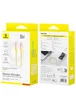 Дата кабель Baseus Discolor Series Fast Charging Type-C to Type-C 100W (1m) (P10374902) Custard Yellow
