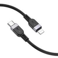 Дата кабель Hoco X109 Energy silicone Type-C to Lightning (3m) Black