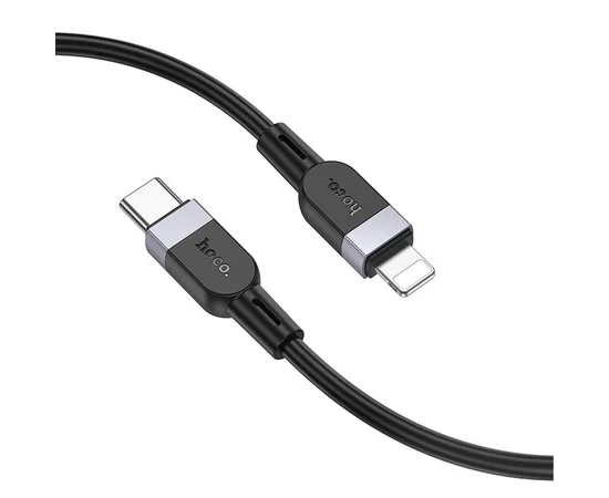 Дата кабель Hoco X109 Energy silicone Type-C to Lightning (3m) Black