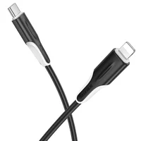 Дата кабель Borofone BX119 New Type-C to Type-C 60W (1m) Black