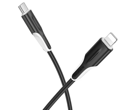 Дата кабель Borofone BX119 New Type-C to Type-C 60W (1m) Black