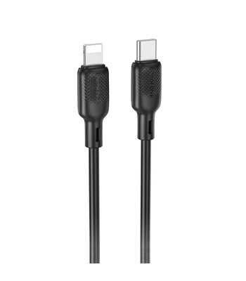 Дата кабель Borofone BX113 Lenny Type-C to Lightning 27W (3m) Black