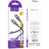 Дата кабель Hoco X109 Energy silicone Type-C to Lightning (3m) Black