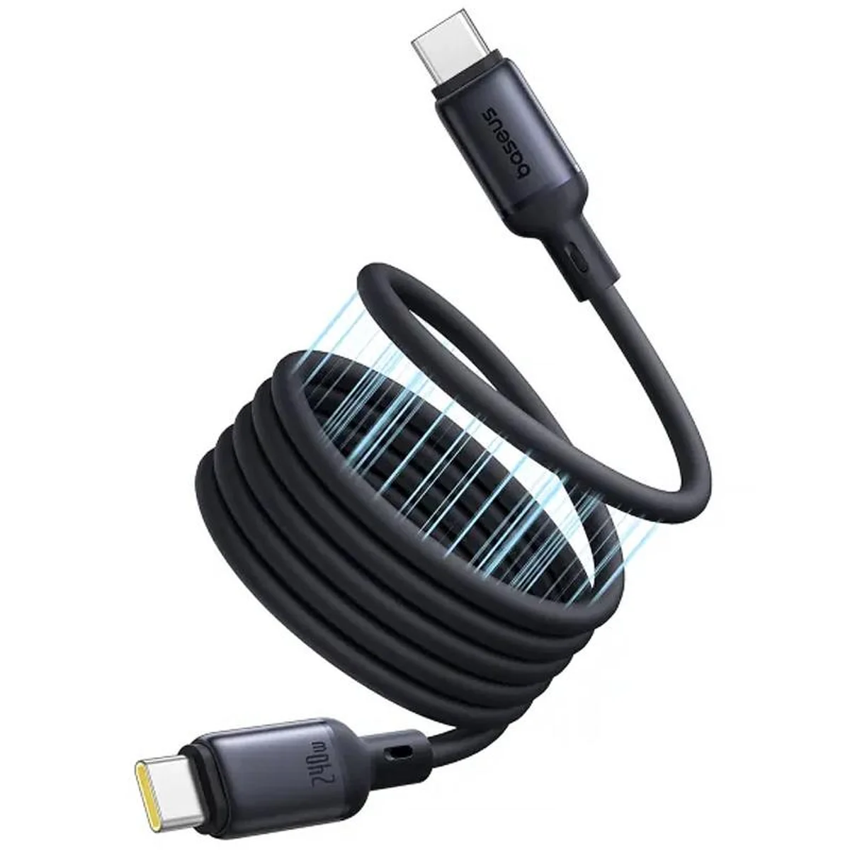 Дата кабель Baseus PicoGo Type-C to Type-C 240W (1m) (E04233) Cosmic Black