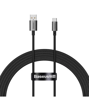 Дата кабель Baseus Superior Series Fast Charging USB to Type-C 100W (1m) (P10320102) Moon White Дата кабель Baseus Superior Series Fast Charging USB to Type-C 100W (1m) (P10320102) Moon White