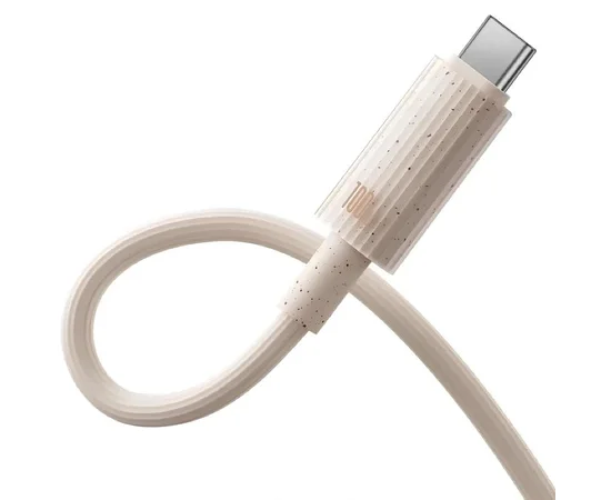 Дата кабель Baseus Habitat Series Fast Charging USB Type-C 100W (2m) (P1036020) Wheat Pink
