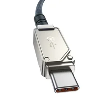 Дата кабель Baseus Unbreakable Series Fast Charging Type-C to Lightning 20W 1m (P10355803111-0) Stellar White