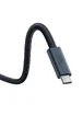 Дата кабель Baseus Flash 2 USB4 Full-Featured Type-C to Type-C 240W (1.8m) (P10311803112) Cluster Black