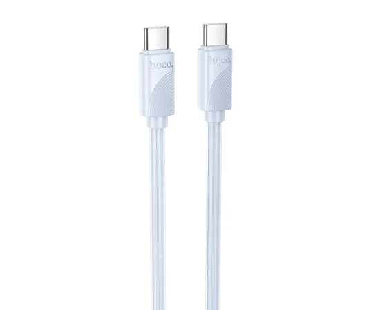 Дата кабель Hoco X114 Energy Type-C to Type-C 60W (1m) Blue