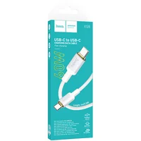 Дата кабель Hoco X128 Benefit Type-C to Type-C 60W (1m) White