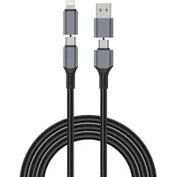 Дата кабель WIWU C077 Cyberlink Type-C to Lightning 27W (1m) Silver