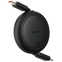 Дата кабель Baseus Free2Pull Mini Retractable Type-C to Type-C 60W (1m) (P10364500) Cluster Black