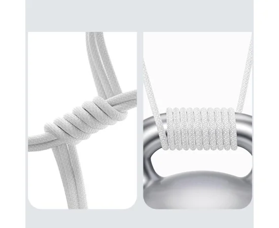 Дата кабель Baseus Gem Fast Charging Type-C to Lightning 20W (2m) (P10373001211-01) Moon White