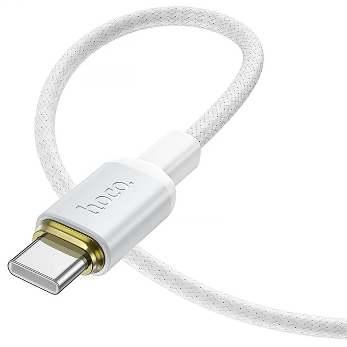 Дата кабель Hoco X128 Benefit Type-C to Type-C 60W (1m) White
