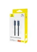 Дата кабель Baseus Flash 2 USB4 Full-Featured Type-C to Type-C 240W (1.8m) (P10311803112) Cluster Black