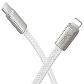 Дата кабель Hoco X125 Exceso Type-C to Lightning 30W (1m) White