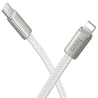 Дата кабель Hoco X125 Exceso Type-C to Lightning 30W (1m) White