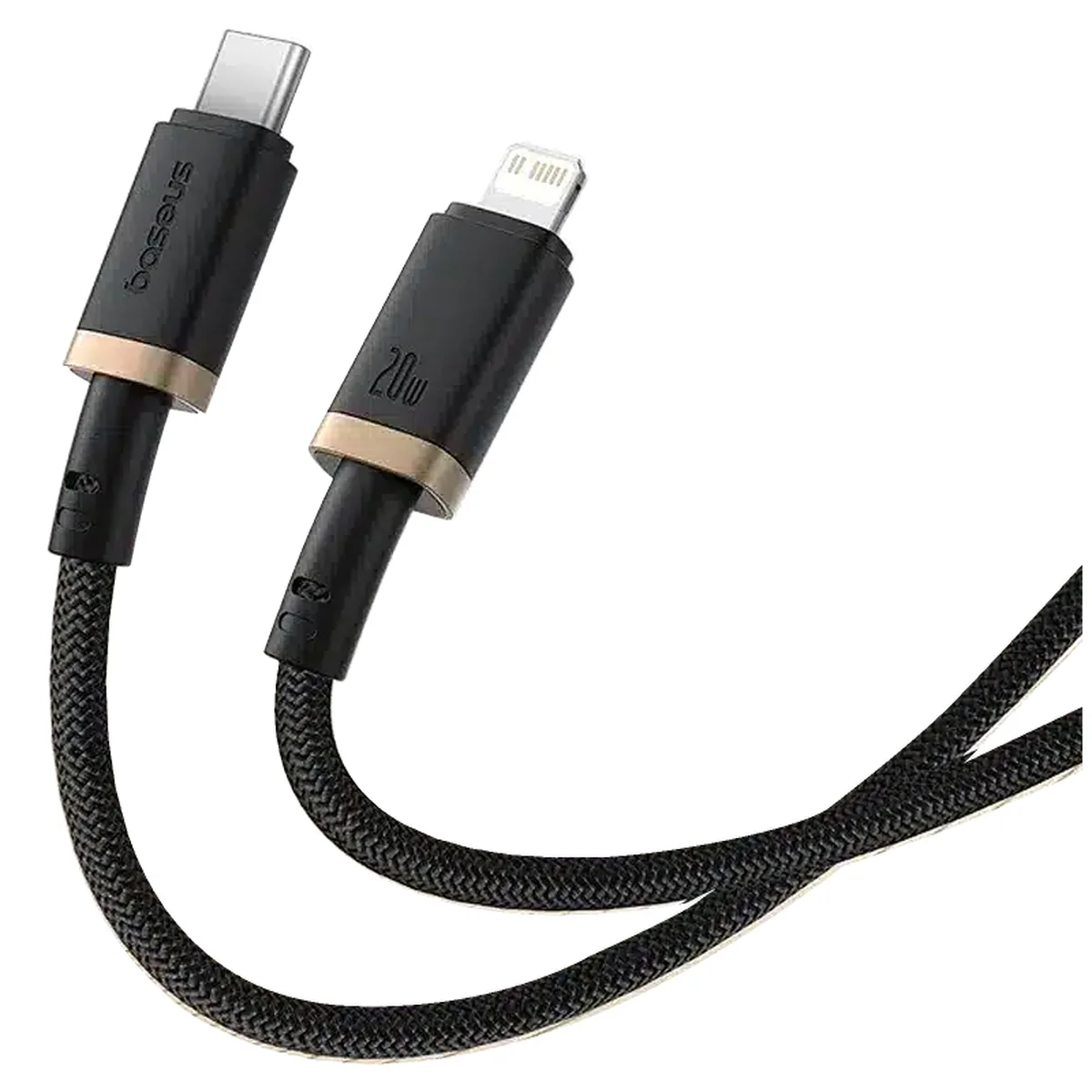 Дата кабель Baseus Dura Series Fast Charging Type-C to Lightning 20W (1m) (CB000123) Gold / Black