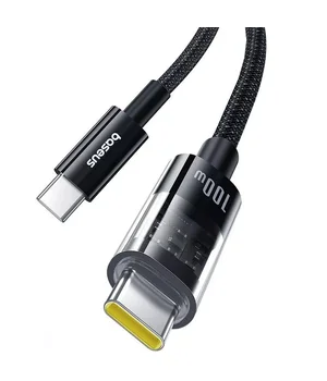 Дата кабель Baseus Gem Fast Charging Type-C to Type-C 100W (2m) (P10373000111-01) Cluster Black