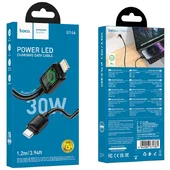 Дата кабель Hoco U146 Mundo Type-C to Lightning 30W (1.2m) Black