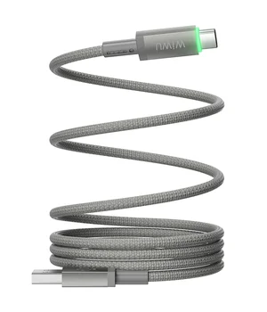 Дата кабель WIWU C082 Maglink USB to Type-C 60W (1m) Grey