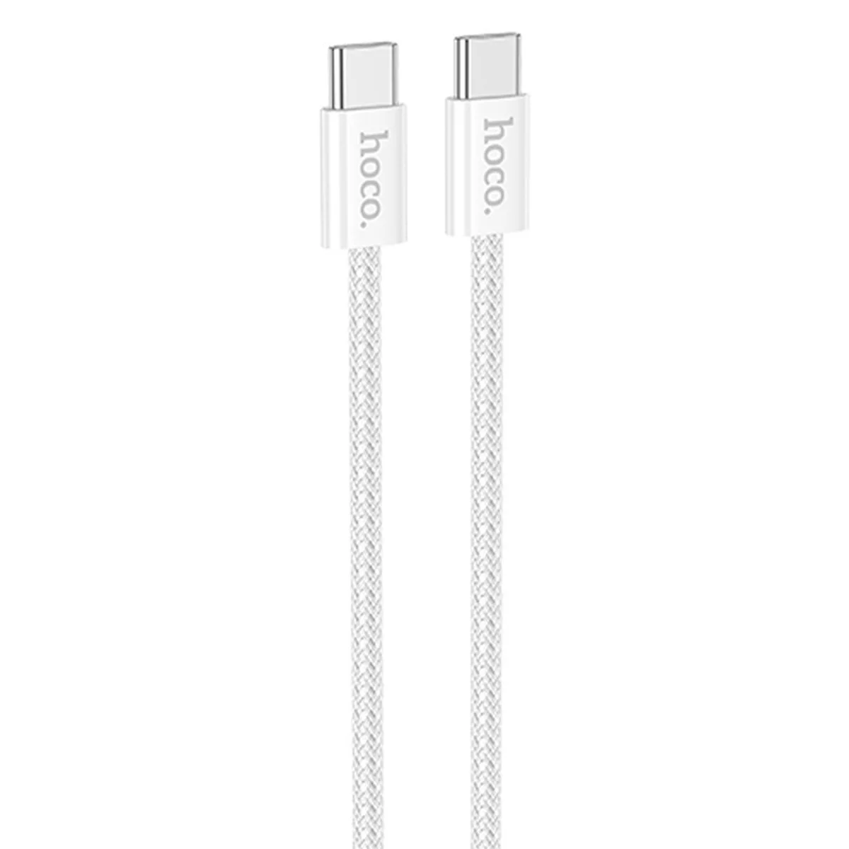 Дата кабель Hoco X104 Source 60W Type-C to Type-C (1m) White