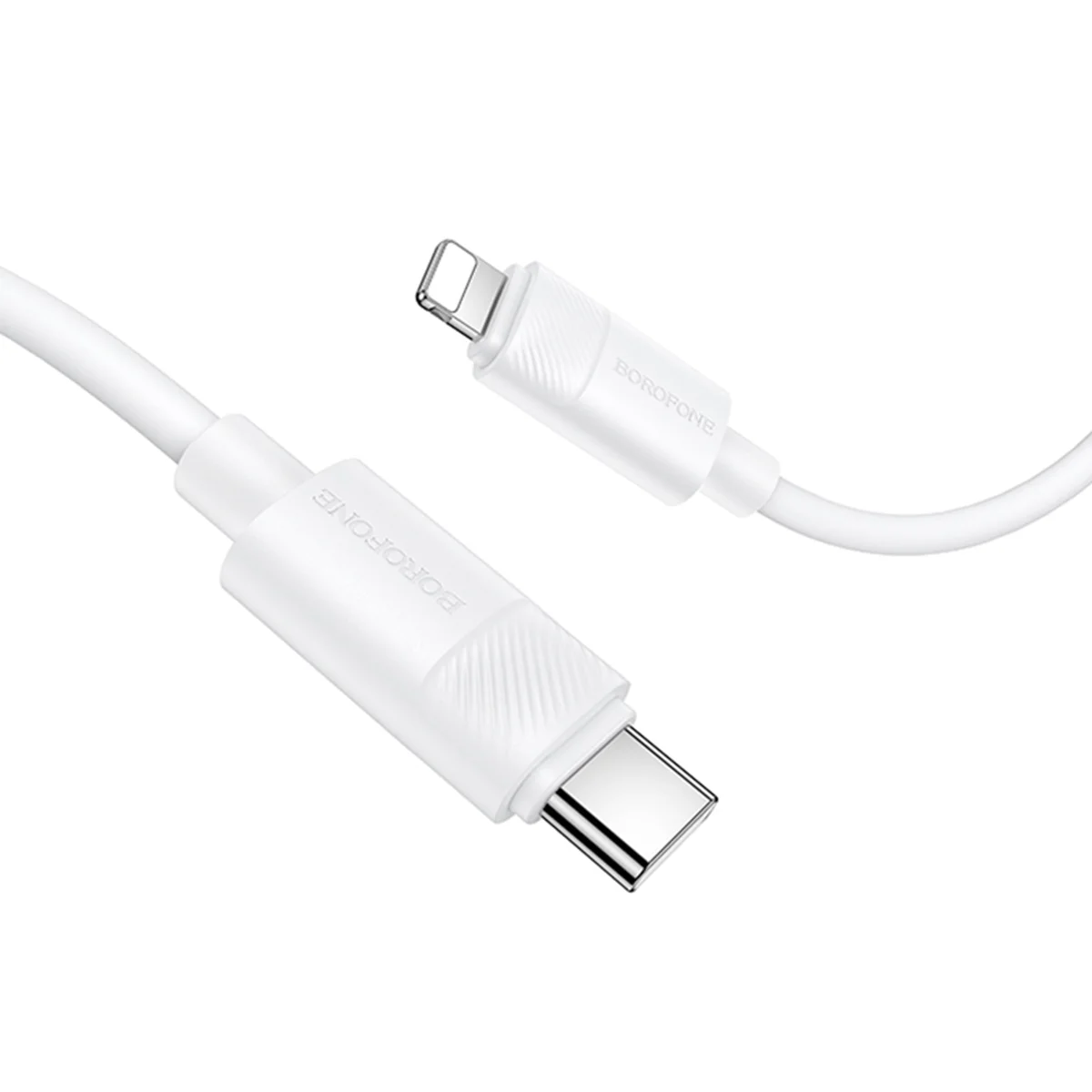 Дата кабель Borofone BX123 Leya Type-C to Lightning 30W (1m) White