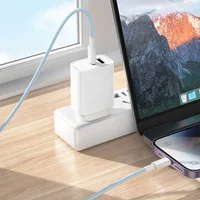 Дата кабель Borofone BX117 Source Type-C to Lightning 27W (1m) Blue