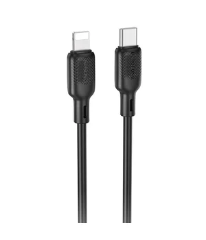 Дата кабель Borofone BX113 Lenny Type-C to Lightning 27W (1m) Black