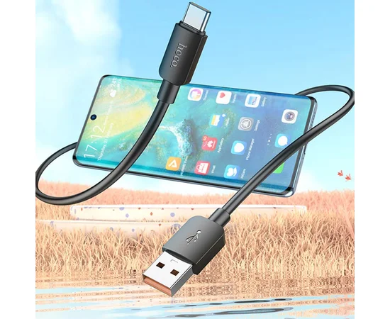Дата кабель Hoco X96 Hyper USB to Type-C 100W (0.25m) Black