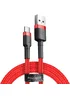 Дата кабель Baseus Cafule Type-C Cable 2A (2m) (CATKLF-C) Червоний