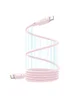 Дата кабель Baseus PicoGo Magnetic Liquid Silicone Type-C to Type-C 240W (1m) (P10376800) Baby Pink
