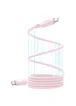 Дата кабель Baseus PicoGo Magnetic Liquid Silicone Type-C to Type-C 240W (1m) (P10376800) Baby Pink