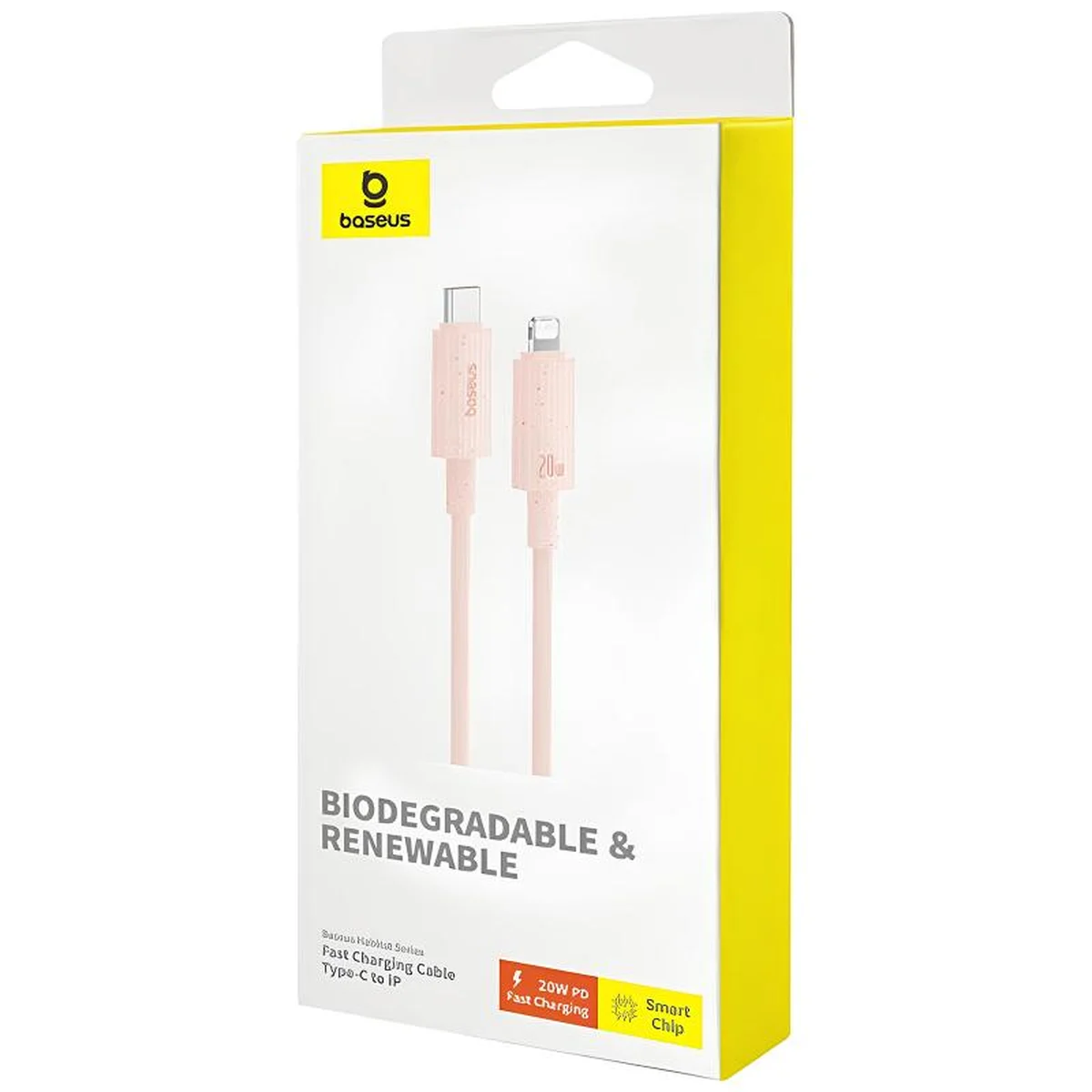 Дата кабель Baseus Habitat Series Fast Charging Type-C to Lightning 20W (2m) (P10360201) Wheat Pink