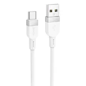 Дата кабель Hoco X109 Energy Silicone USB для Type-C (1m) White
