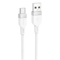 Дата кабель Hoco X109 Energy Silicone USB to Type-C (1m) White