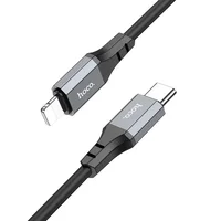 Дата кабель Hoco X86 Spear Type-C to Lightning 20W (1m) Black
