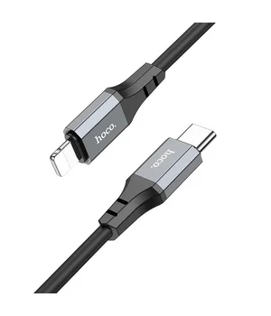 Дата кабель Hoco X86 Spear Type-C to Lightning 20W (1m) Black